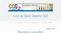 Desktop Screenshot of cossaintquentin.com
